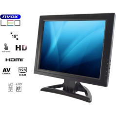 Nvox 15 collu vga hdmi LCD skārienekrāns 12v 230v