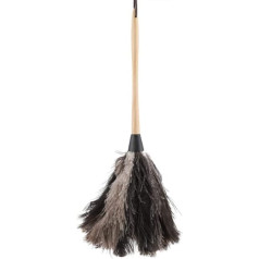 Garosa Handmade Duster Washable Static AntiTurkey Ostrich Feather Duster with Long Wooden Handle for Home Car