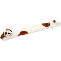 Bits and Pieces - Plush dog draught excluder - dog door seal window seal draught roller - lets the heat inside and the cold outside - also absorbs noise.