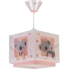 Dalber Bērnu lampas piekaramā lampa Koala rozā rožu dzīvnieki