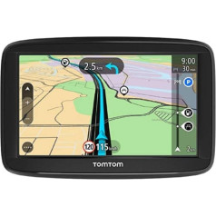 TomTom Start 52 satiksmes navigācijas sistēma (13 cm (5 zollu) displejs, mūža kartes, satiksmes joslu palīgs, 3 mēnešu ātruma kamera, 45 Eiropas valstu karte)