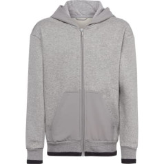 Толстовка adidas Fleece Full-Zip Hoody Jr IC5008 / серый / 152 см