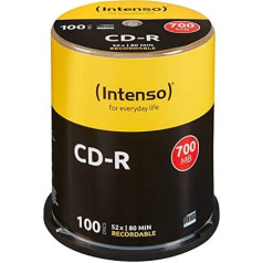 Intenso 1001126 CD-R 52x 100 Pack Cakebox