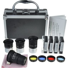 Solo Mark Accessory Kit for Astronomisches Telescope Plossl eyepieces, Filters Barlow Lens etc.