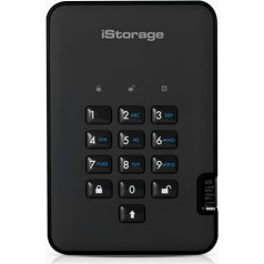 iStorage diskAshur2 256 bitu 1TB melns