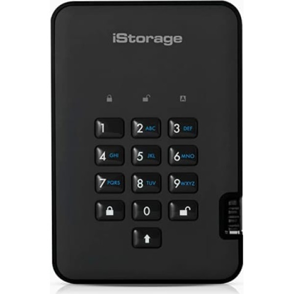 iStorage diskAshur2 256 bitu 1TB melns