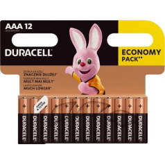 Duracell AAA MN2400 Alkaline LR03 1.5V Batteries (12pcs) (EU Blister)