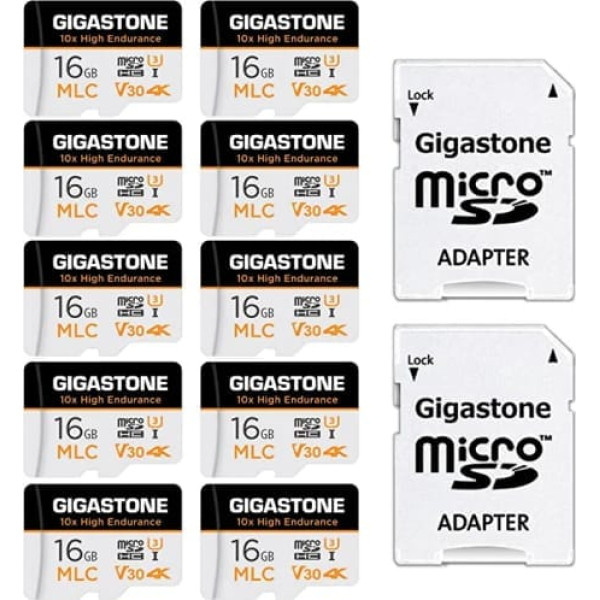 Gigastone 256GB Micro SD Card Gaming Plus saderīgs ar Nintendo Switch, liels ātrums 100 MB/s, 4K video ierakstīšana, Micro SDXC UHS-I A1 Class 10