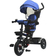 Tesoro Tricycle, inflatable wheels / freewheel BT-10 black frame - blue
