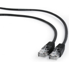 PATCH CABLE CAT5E UTP 5M/BLACK PP12-5M/BK GEMBIRD