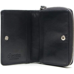 ESQUIRE ZIPPER WALLET LIZZY,  Black