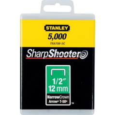 TRA7085T Skava, tips G, 4/11/140, 12 mm, 5000 gab, Stanley 1-TRA708-5T