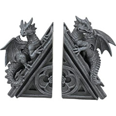 Dizains Toscano CL55773 Gothic Castle Dragons Sculptural Bookend