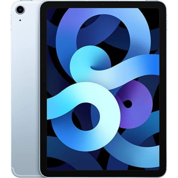 Apple iPad Air (4. General) 10,9 64 GB Wi-Fi + mobilais — Sky Blau — Entriegelte (Generalüberholt)