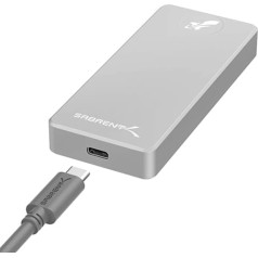 Sabrent Rocket Pro 512 GB USB 3.2 ārējais alumīnija SSD (SB-512-PRO)