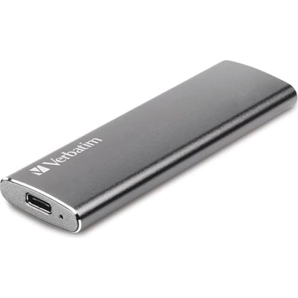 Verbatim Vx500 ārējais SSD cietais disks 240 GB USB 3.1 Gen 2 kontrolieris 500 MB/s lasīšanas ātrums, ieskaitot USB-C un USB A kabeli 47442