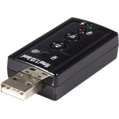 StarTech. com ICU SBAUDIO7 — virtuālais 7.1 USB stereo audio adapteris