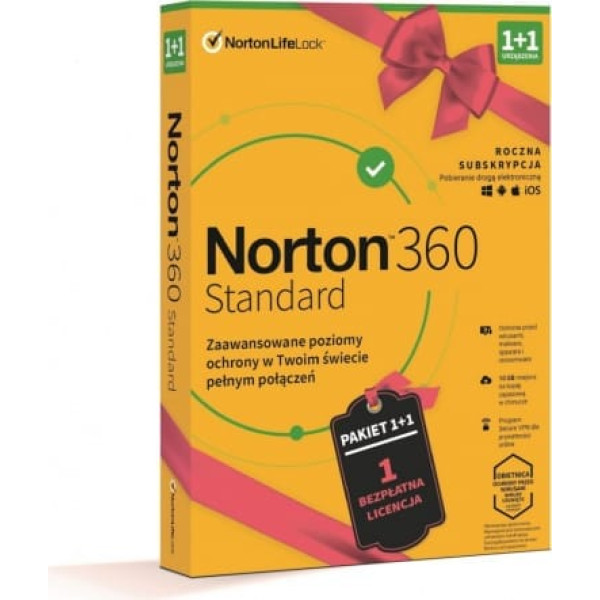 Norton 360 std prom 10gb pl 1u 1 + 1dvc 1y 21411368