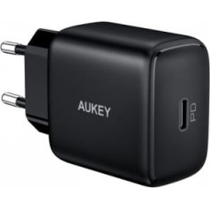 Aukey Pa-r1 mini lādētājs 1xUSB-C barošanas padeve 20w 3a