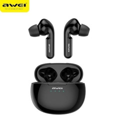 Awei 5.0 t15 tws bluetooth austiņas + dokstacija melna