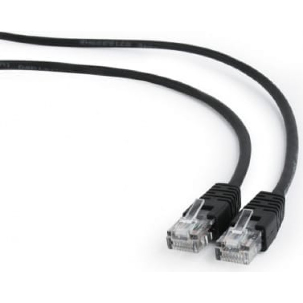 PATCH CABLE CAT5E UTP 3M/BLACK PP12-3M/BK GEMBIRD