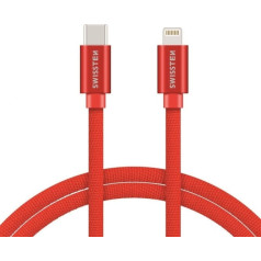 Swissten Textile USB-C To Lightning Datu un Uzlādes Kabelis Fast Charge / 3A / 1.2m