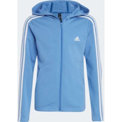 Adidas 3 svītru džemperis ar pilnu rāvējslēdzēju, Jr. IC3636 / 140 cm