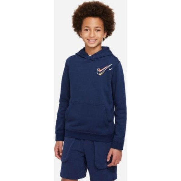 Nike Sportswear Flc Po Hoody Jr DX2295 410/M sporta krekls (137-147)