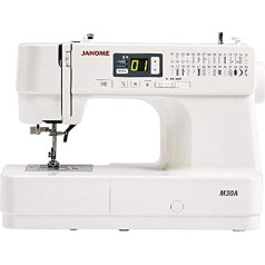 Janome M30A Computer Sewing Machine, Compact, Functional and Easy to Use