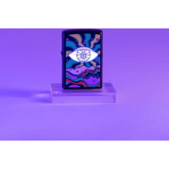 Zippo šķiltavas 49699 Black Light Eye Design