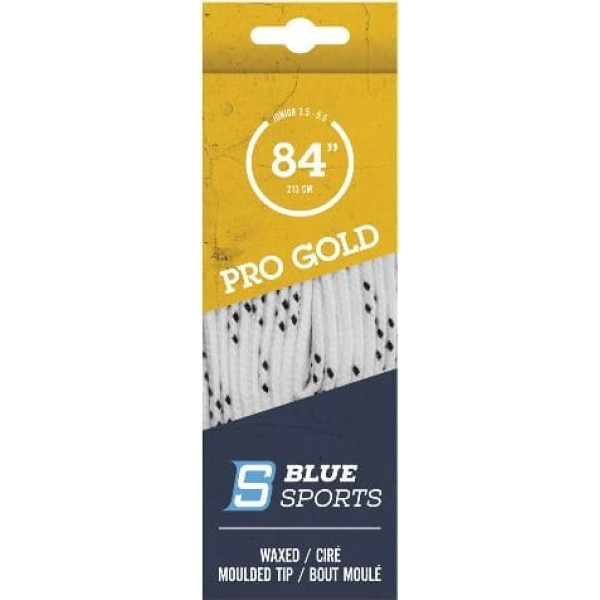 BLUE SPORTS Pro Gold Laces waxed 108