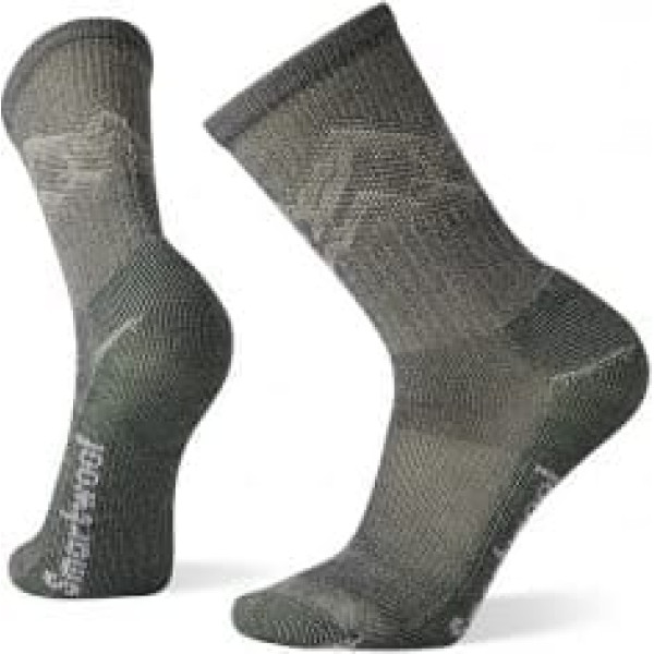 Smartwool Zeķes Classic Hike Light Cushion Mountain Pattern Crew S Charcoal