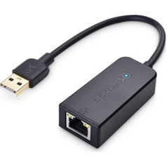 Kabelis ir svarīgs Gigabit USB–Ethernet adapteris (USB LAN adapteris, USB tīkla adapteris, USB RJ45 adapteris) slēdžiem, spēļu konsolēm un klēpjdatoriem — 1000 Mb/s Ethernet adapteris USB 3.0