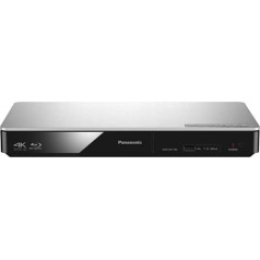 Panasonic DMP-BDT185EG — Blu-Ray atskaņotāji (NTSC, PAL, CD, CD-DA, CD-R, CD-RW, DVD+R, DVD+R DL, DVD+RW, DVD-R, DVD-R DL, DVD-ROM, Blu-Ray atskaņotājs, melns, FLAC, JPG)