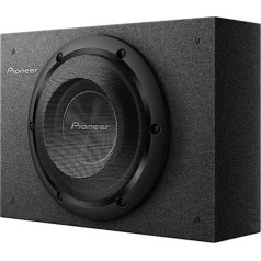 Pioneer TS-A2000LB pasīvais zemfrekvences skaļrunis, jaudīgs korpusa zemfrekvences skaļrunis ar maksimālo jaudu 700 W, 20 cm, IMPP membrāna, melns, nepārtraukta izejas jauda 250 W