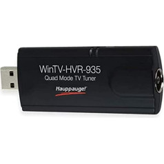 Hauppauge WinTV-HVR-935HD 01588 - USB Hybrid TV Tuner - Digital TV DVB-T2 HD, DVB-C HD, DVB-T, Analogue TV for Laptop or PC