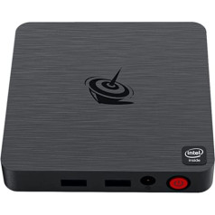 Beelink T4 Pro Mini dators, Celeron N3350 līdz 2,4 GHz mini dators, Windows 10, mini galddators 4 GB DDR + 64 GB, Dual HDMI, 4 USB 3.0, 2,4 GHz + 5,8 GHz WiFi, BT4.0