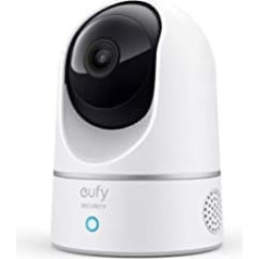 Eufy Security Indoor Cam 2K novērošanas kamera lietošanai iekštelpās, spraudņa drošības kamera, personas noteikšana ar balss palīgu, kustības sensors, HomeBase nav nepieciešama.