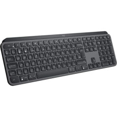 Logitech MX taustiņi — uzlabota bezvadu tastatūra, Bluetooth, USB-C, angļu izkārtojums QWERTY, grafīts