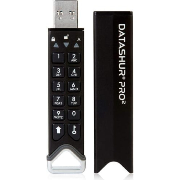 IStorage datAshur Pro2 IS-FL-DP2-256-128 USB Memory Stick 128 GB melns