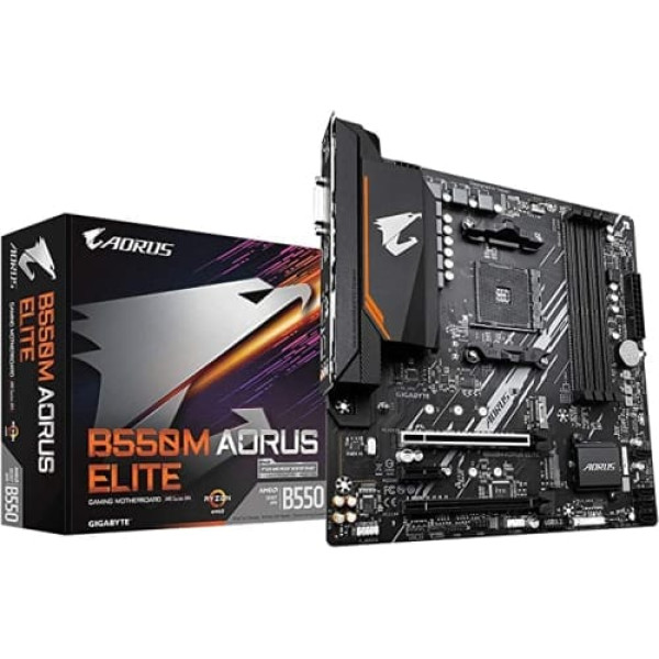 Gigabyte B550M AORUS Elite mātesplates ligzda AM4