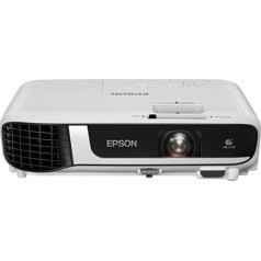 Epson EB-W51 3LCD projektors (WXGA 1280x800p, 4000 lūmeni, balts un krāsu spilgtums, kontrasta attiecība, 16000:1, papildu WiFi, HDMI)