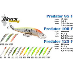 Vobleris AKARA «Predator» 125 F