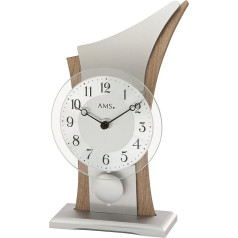 A Modern table clock with quartz movement powered, battery Operated-Modern Style-Ams--Quartzpendel Clock 26 CM - 1139