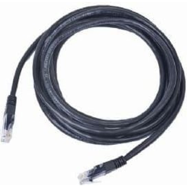 PATCH CABLE CAT5E UTP 1M/BLACK PP12-1M/BK GEMBIRD