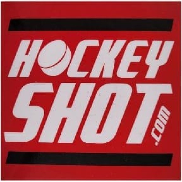 HOCKEYSHOT Hockeyshot Sticker - Red Square each