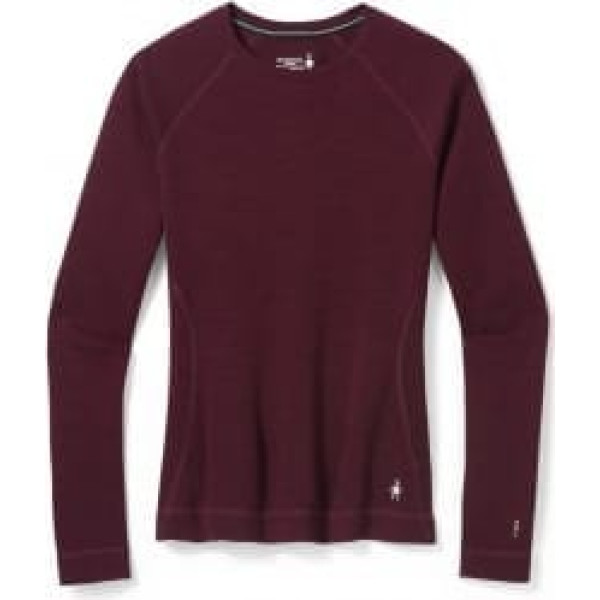 Smartwool Termo krekls SW WS Classic Thermal Merino Base Layer Crew M Black Cherry Heather