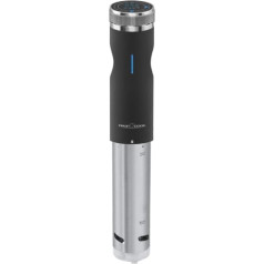 ProfiCook Sous Vide Stick PC-SV 1126 nerūsējošā tērauda korpuss ar skārienjutīgu displeju Sous Vide līdz 90 grādiem, tostarp jogurta automāts, atkausēšana, siltuma uzturēšana, taimera funkcija, lēna plīts, Sous Vide garer