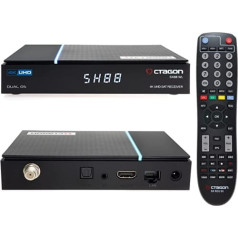 OCTAGON SX88 WL V2 (Version 2) 4K UHD S2+IP 1xDVB-S2 E2 Linux Smart TV Sat Receiver, Multiboot SW: Define OS + E2 Linux, WiFi WiFi, Sat to IP, Card Reader, YouTube, Mediathek, Web-R Radio, HD HDMI