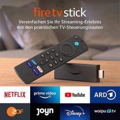 Fire TV Stick ar Alexa Voice Remote (ietver TV vadības ierīces) | HD straumēšanas ierīce